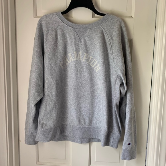 Champion Tops - GREY CHAMPION CREW NECK